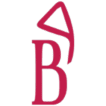 A red letter that is shaped like the letters a and b.